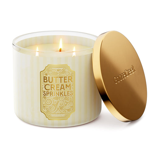Buttercream Sprinkles 3-Wick Candle