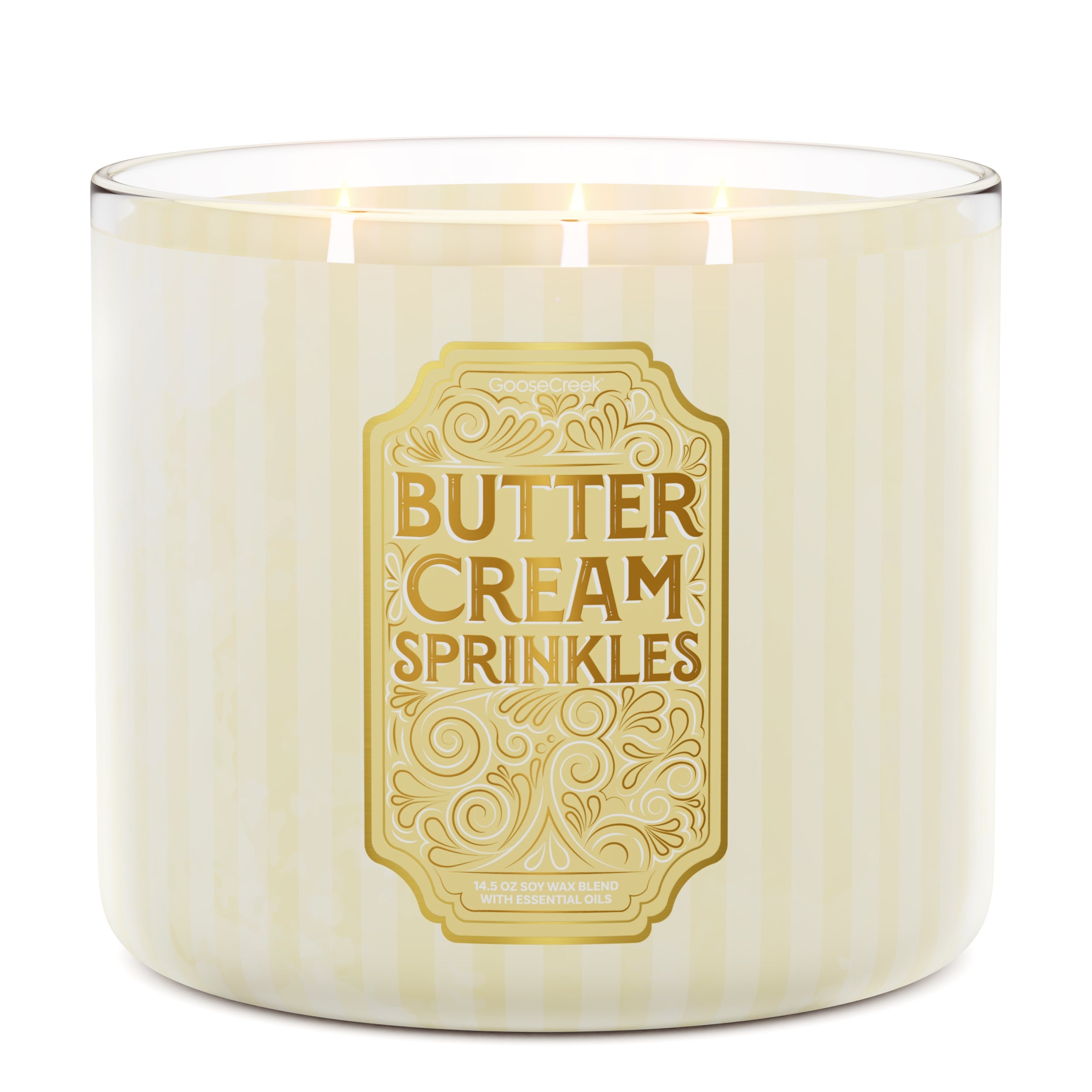 Buttercream Sprinkles 3-Wick Candle